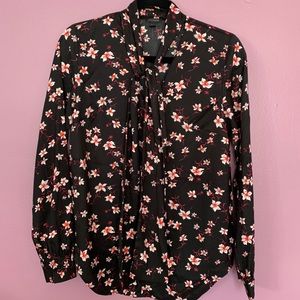Ann Taylor floral blouse